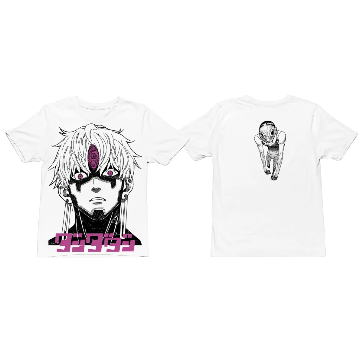 Japanese Anime DanDaDan Evil Eye T-Shirt Women Men Streetwear Oversized Y2k Hip Hop High Quality Female Male Clothing