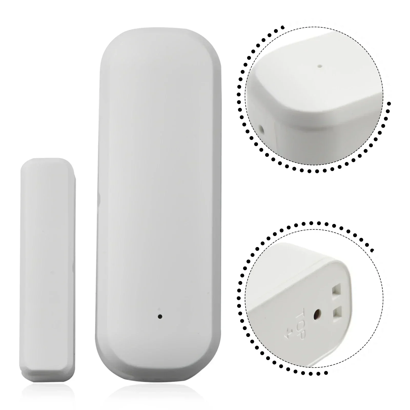 TUYA zig-bee Sensor de puerta, Detector de puerta antirrobo de seguridad, sistema de alarma antirrobo, llave de Control rápido por aplicación remota