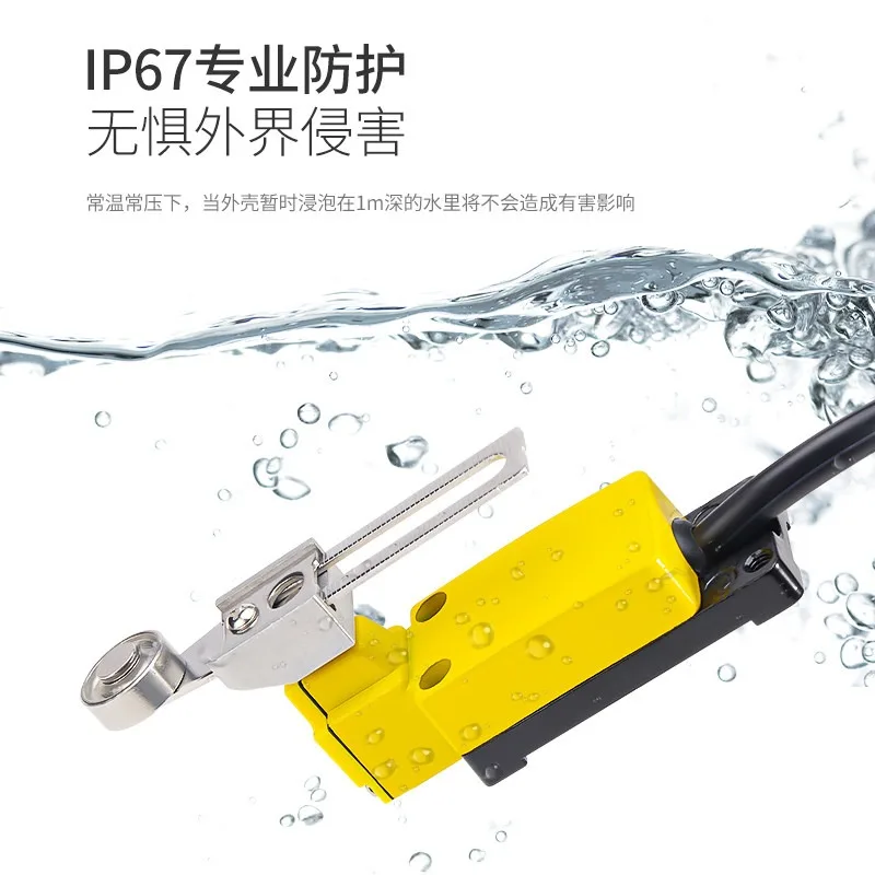 IP67 Waterproof Limit Switch 810804 Travel Switch Roller Lever for Garage Farm Manure Scraper
