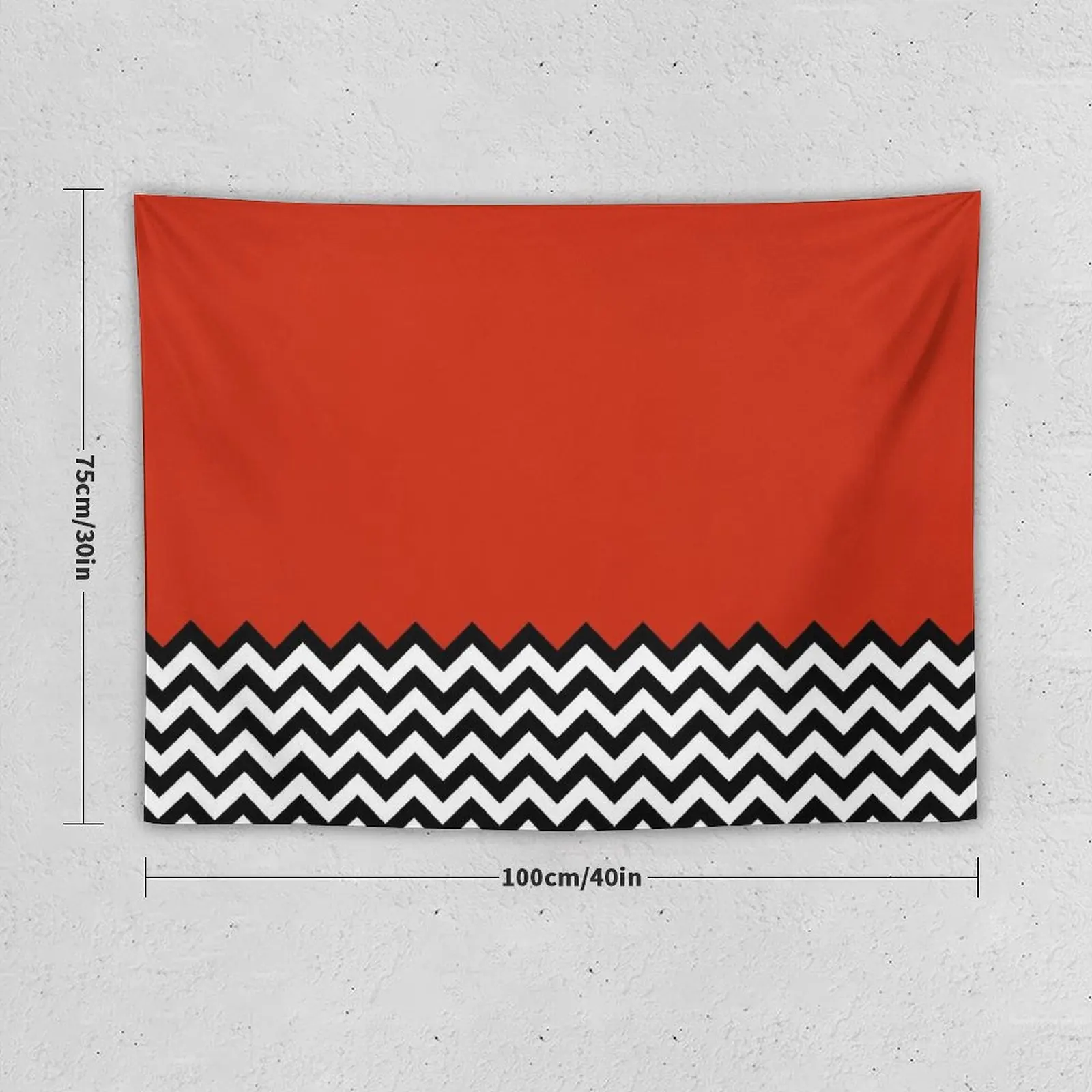 Black Lodge (Twin Peaks) inspired graphic Tapestry Room Decor Aesthetic Bedrooms Decorations Tapestry