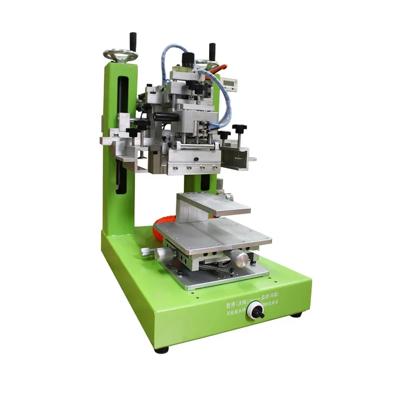 

Semi-automatic Pneumatic Desktop Small Oblique Arm Flat Screen Printing Machine