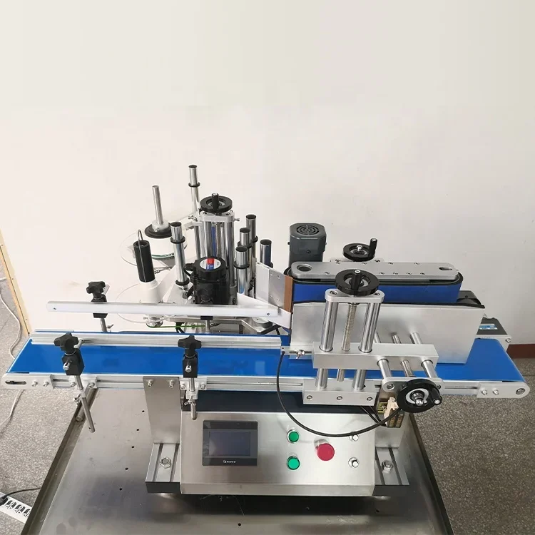 علي بابا الصين المورد آلة التسمية التلقائي / آلة وضع العلامات المسطحة آلة وضع العلامات على الزجاجات مع المبرمج #1