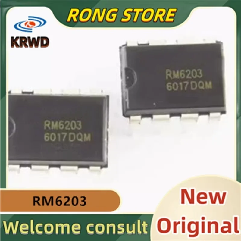 (30PCS/100PCS) RM6203 CR6203  DIP8  New and Original Chip IC