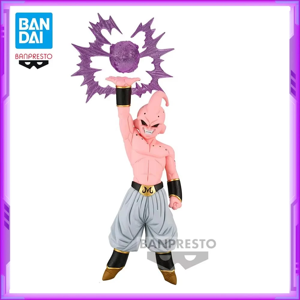 Original BANDAI Banpresto G Materia Dragon Ball Majin Buu PVC Anime Figures Action Figure Model Toys Christmas Gifts