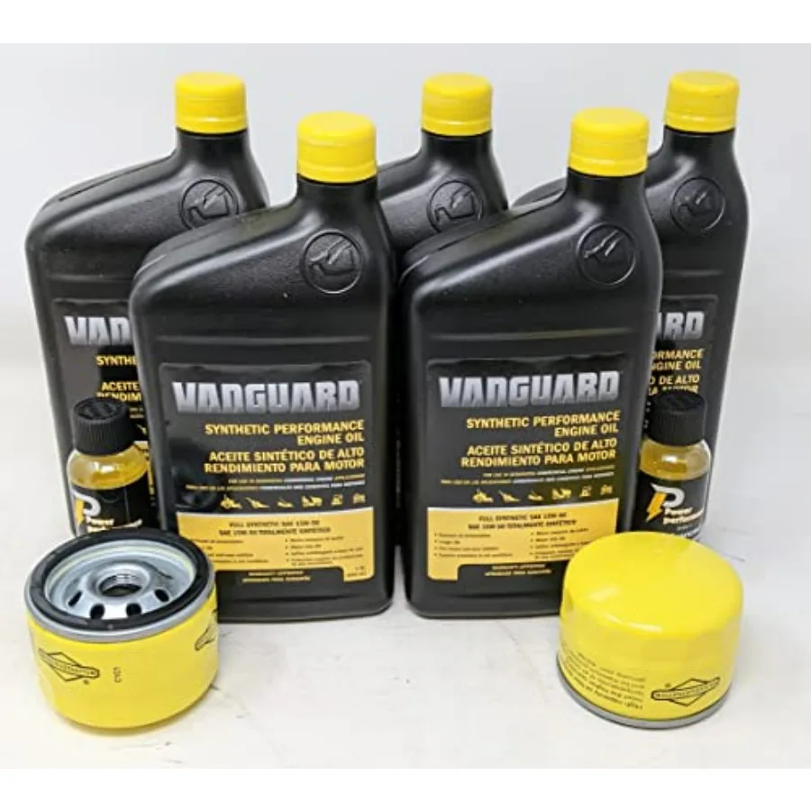 

5-Quarts 15W-50 Synthetic Oil with 2-696854 Filters and Fuel Treatment for High-Performance Engines