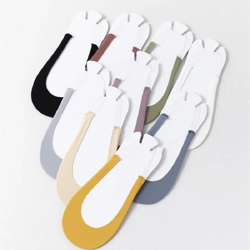 

Socks Women's Invisible Anti-Slip Transparent Heel Sling Shallow Mouth Cotton Summer Thin Solid Color Leisure Short Socks for Wo