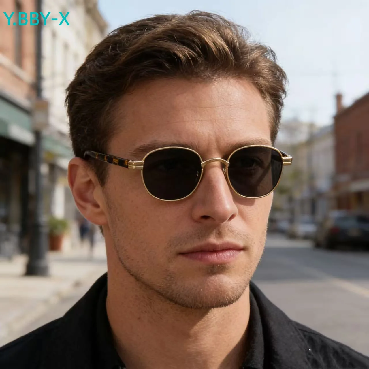 

Y.BBY-X Retro Reading Sunglasses for Men Women Vintage Sun Glasses Oval Sun Glasses Goggles Shades Eyeglasses