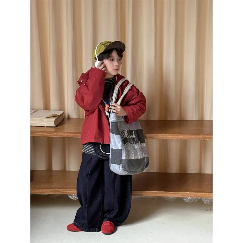 

Boys Outdoors Jackets 2025 Spring Autumn Childrens Outdoor Sports Jacket Cool Fashion Trendy Kids Hooded Coats Jackets