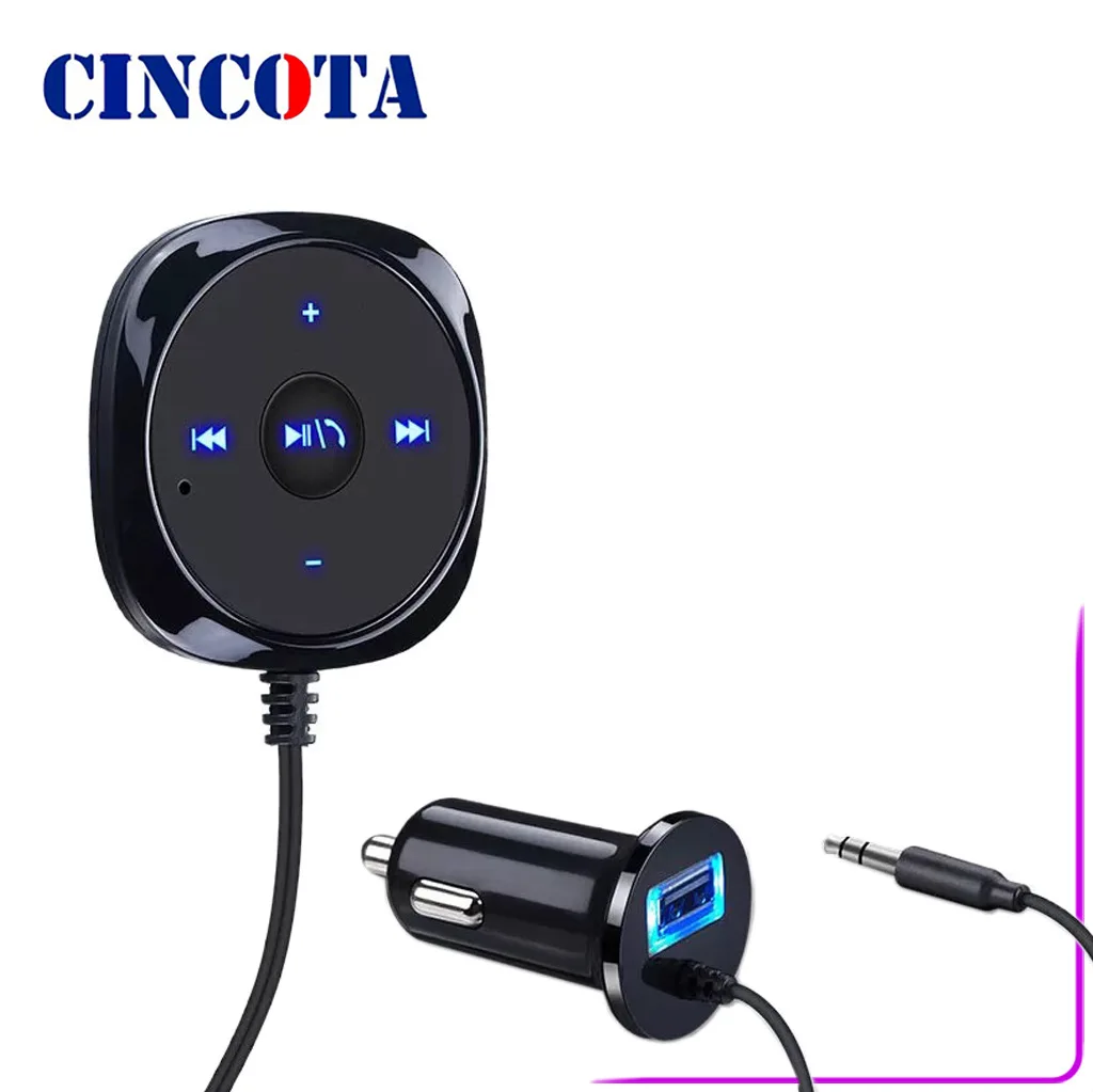 BC20 Kotak Pemutar Mp3 Bebas Genggam Bluetooth Mobil Penerima Nirkabel Audio Mobil Pengisi Daya Usb