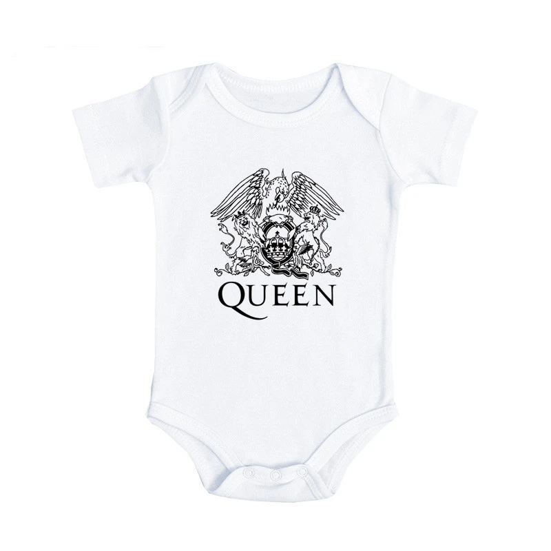 Infant Bodysuits Freddie Mercury The Queen Rock Band Print Newborn Romper Summer Jumpsuit Outfits Onesie Boys Girls Clothes