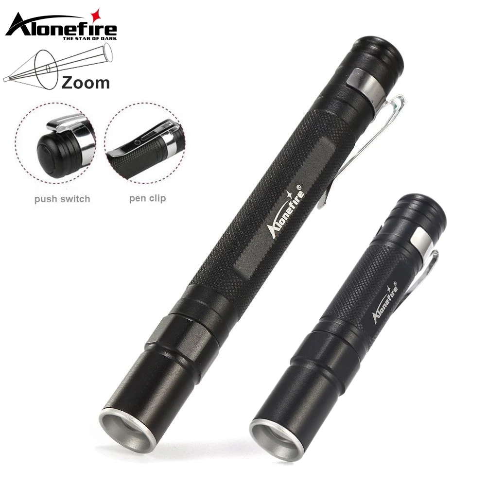 3w XPE LED Zoom Portable Mini Penlight Flashlight Torch Cool Outdoor Fishing Hiking Child lady Backpack Light Work Book Lamp