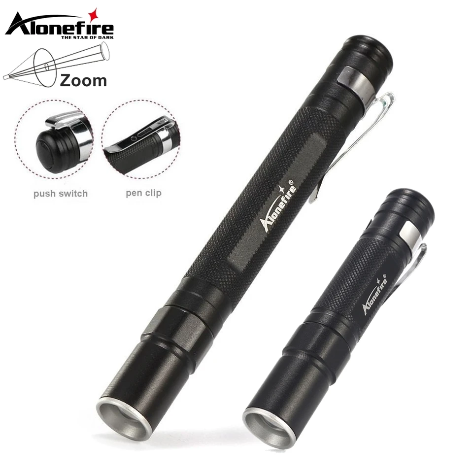 3 ワット XPE LED ズームポータブルミニペンライト懐中電灯トーチ
