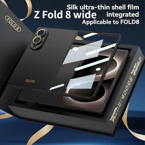 Ultra-thin Anti-scratch Plastic Case For Samsung Galaxy Z Fold 8 wide Screen Glass Restored Thickness Cover For Galaxy Z Fold8