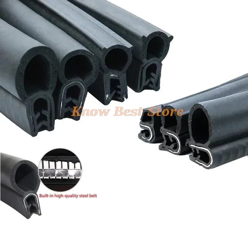1/3meter Door Edge Guard Rubber Sealing Strip U Type Hardwearing Car Ship Dustproof Trim Soundproofing Waterproof Sealings Parts