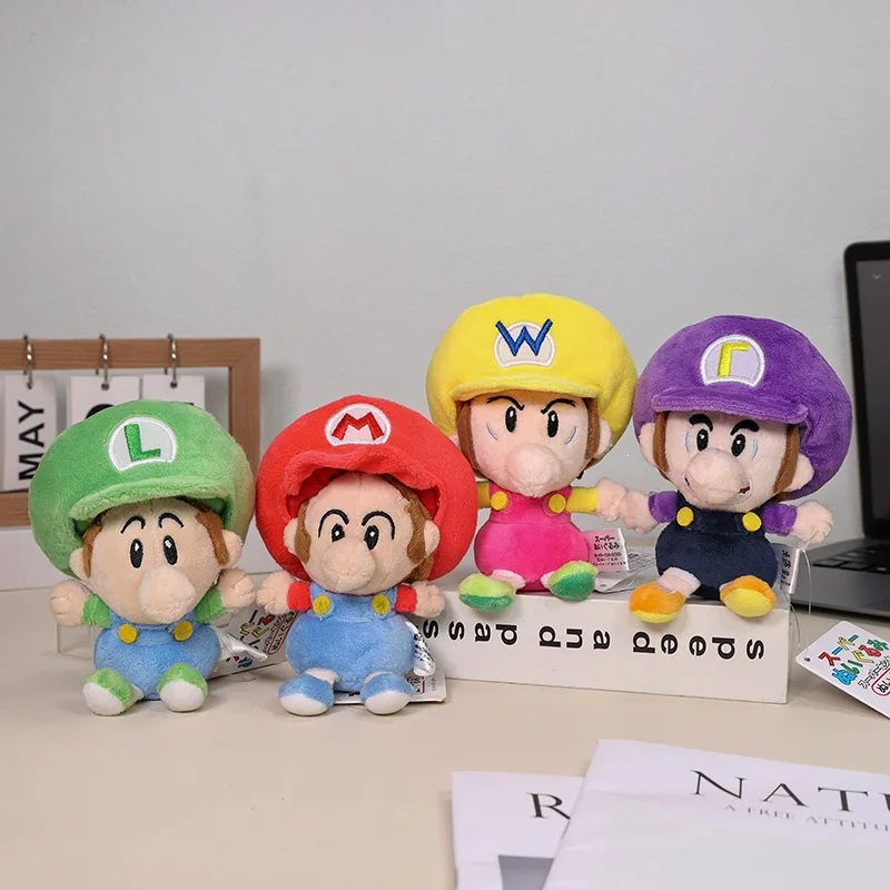 Super Mario Bros Plush Classical Mario Luigi Cute Cartoon Stuffed Toy Soft Doll Xmas Gift
