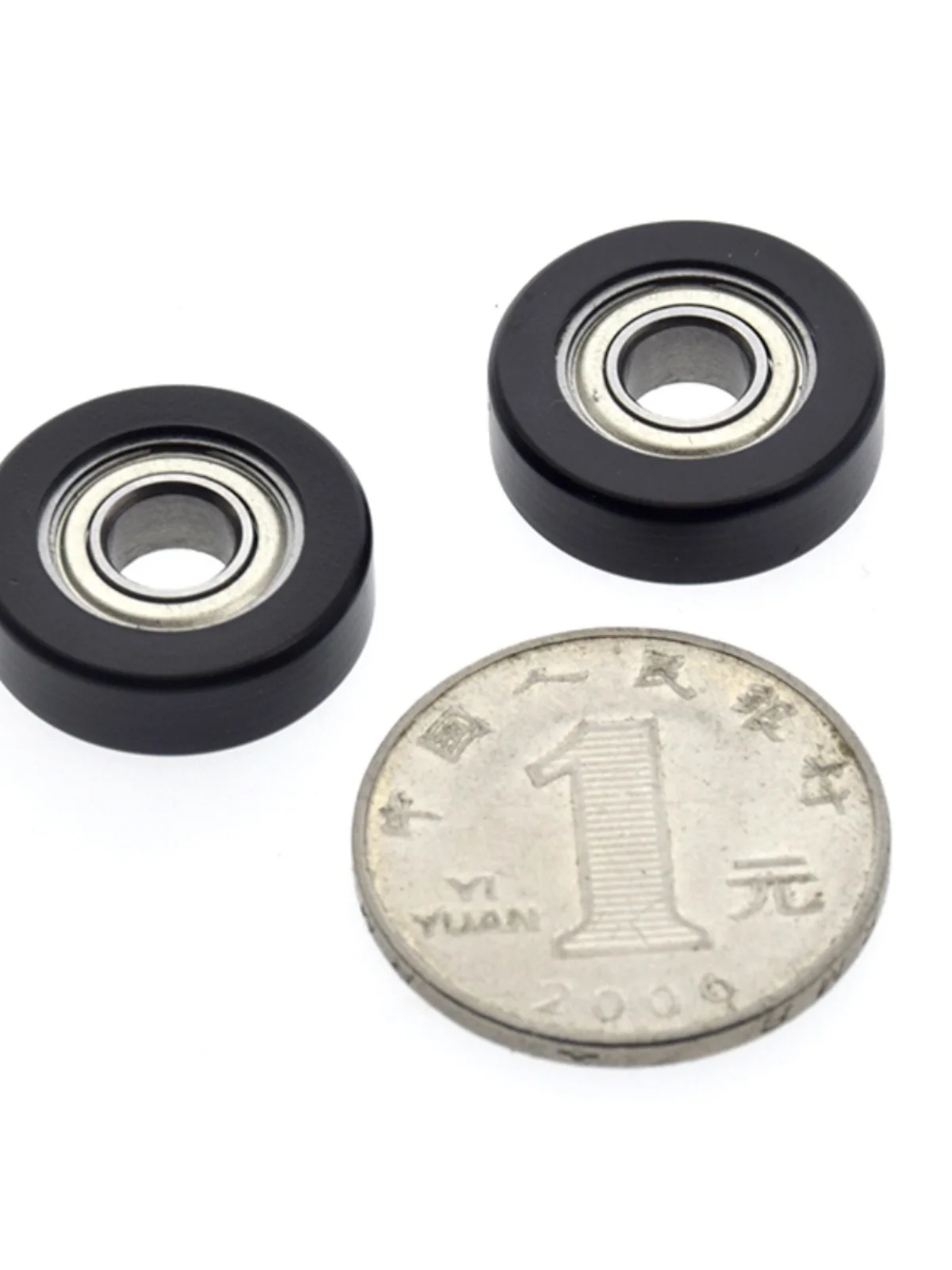 1Pc 6X19X6mm 686 bearing with plastic and adhesive coating  nylon wheel drawer display cabinet automation equipment guide wheel