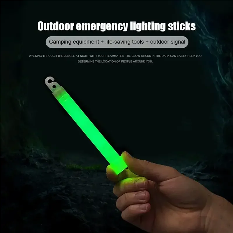 

2026-Glow Sticks Bulk Green Emergency Glow in Duration for Camping Hiking Outdoor Parties Activities Survival Storms Blackouts