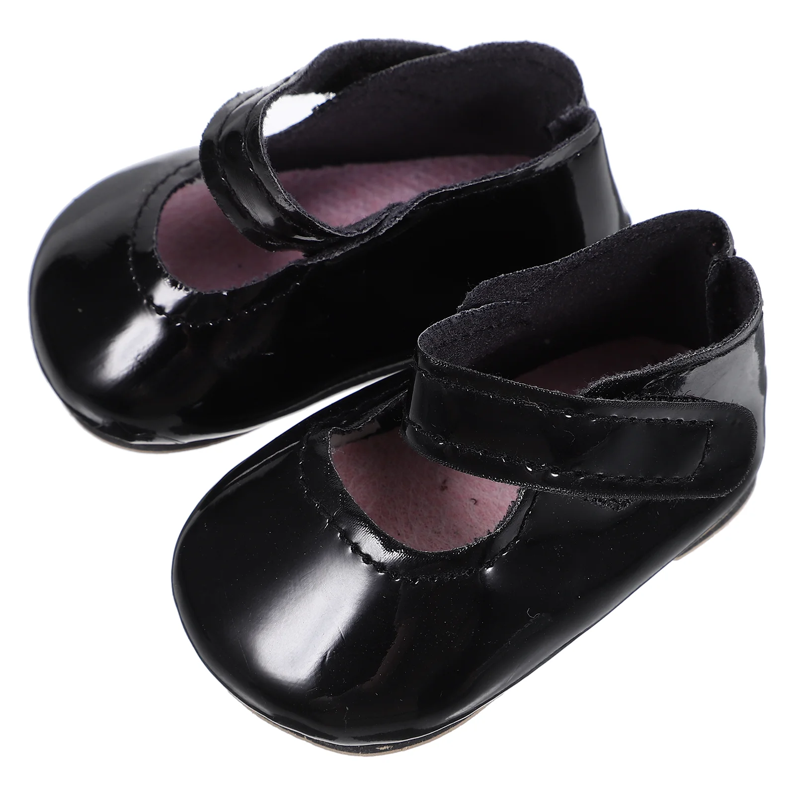 

1 Pair Wear-resistant Dolls PU Shoes Girls Shoes 18 Inch Shoes Miniature Model miniature shoes