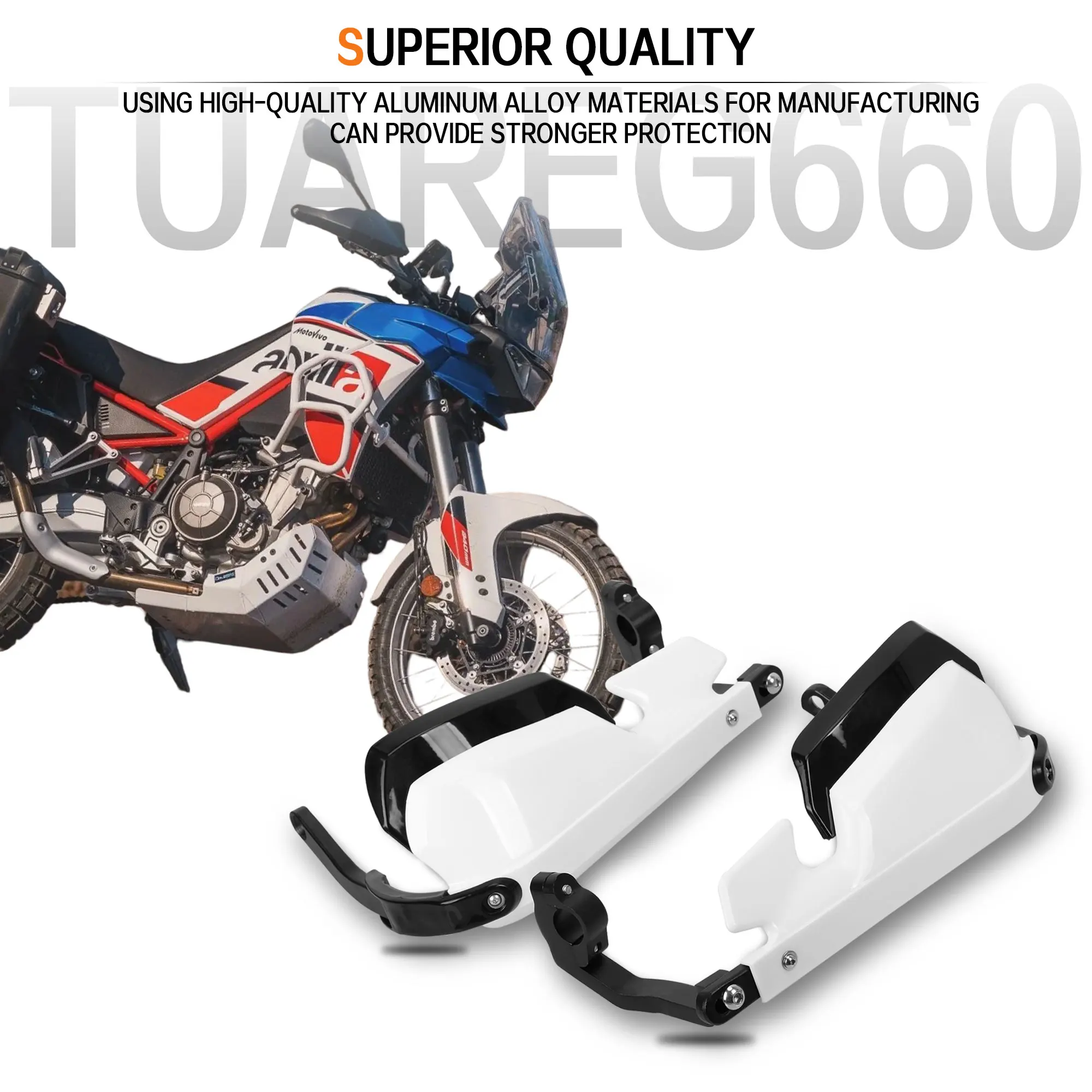 Motorcycle new aluminum alloy Handguard Shield HandGuard Protector Windshield FOR Aprili TUAREG660 Tuareg 660 Handle Lever Guard