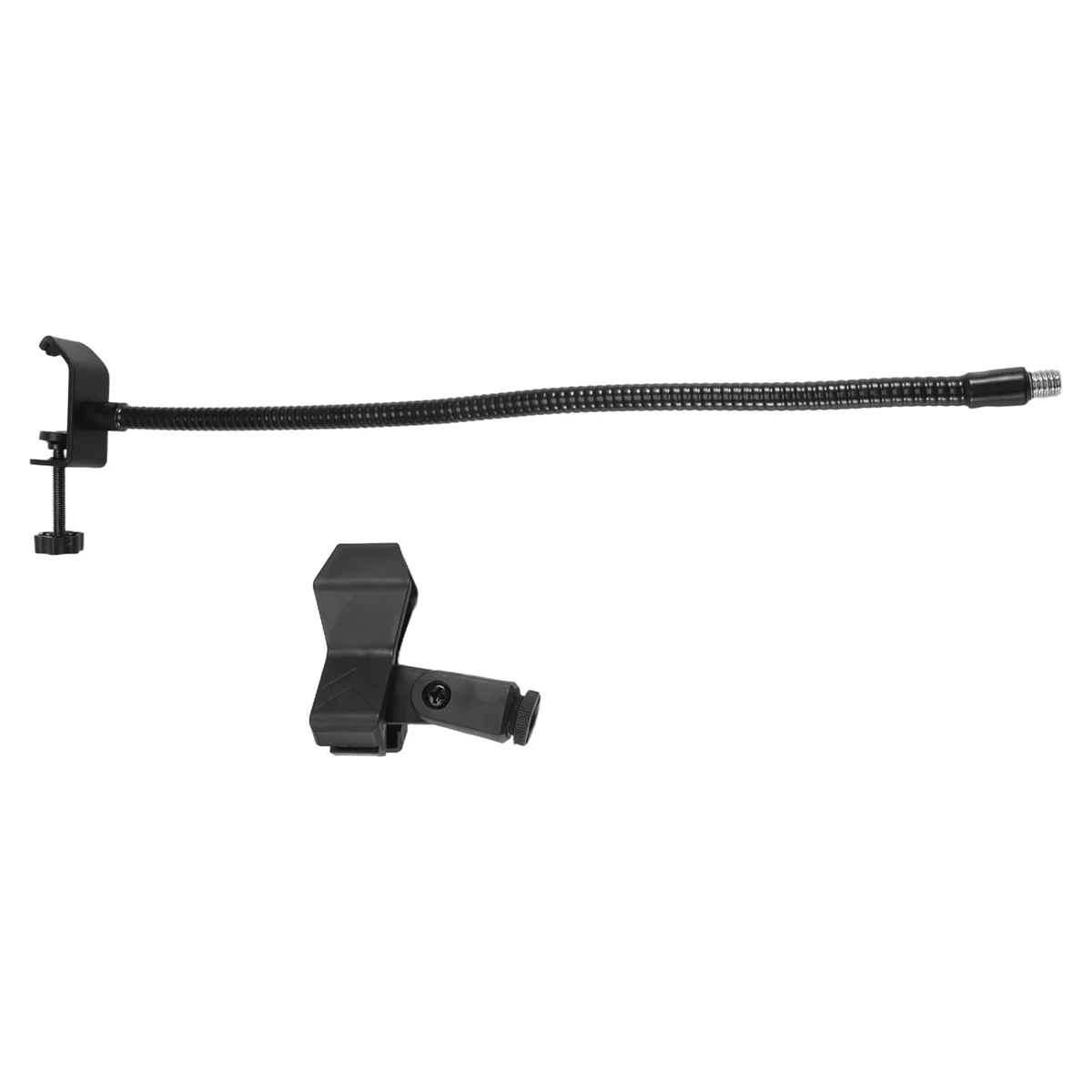 AB53 Flexible Gooseneck Microphone Stand with Desk Clamp for Radio Broadcasting Studio, Live Broadcast Equipment