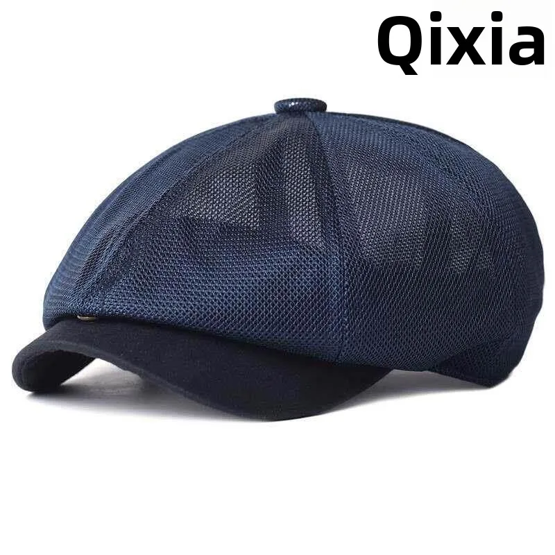 Lightweight Breathable UV Protection Sun Hat Men Women Summer Forward Cap Octagonal Painter Hat Anti-glare Fishing Cap