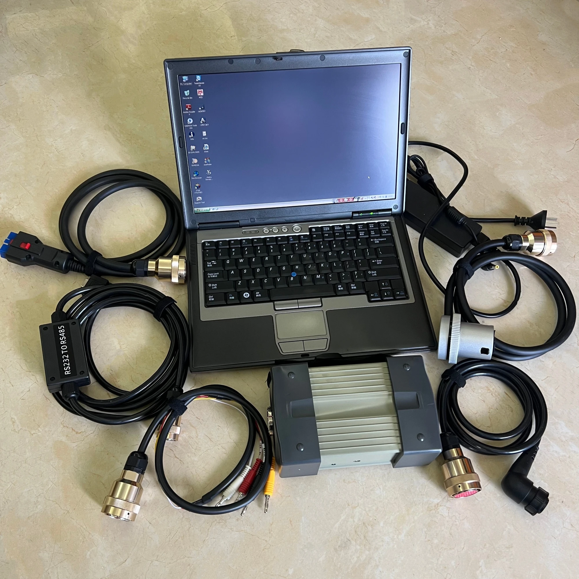 

MB STAR C3 Car Auto Diagnostic Tool 3 Multiplexer SD Scanner with Software NEC Relays Used for Mercedes 4G Laptop D630