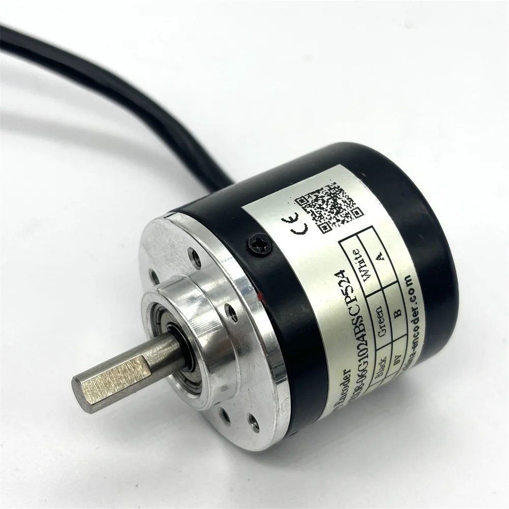 جهاز تشفير تزايدي دوار 38 مم ES38-06G1024BSCP524 1024ppr مخرج دفع وسحب 5-24 فولت #2