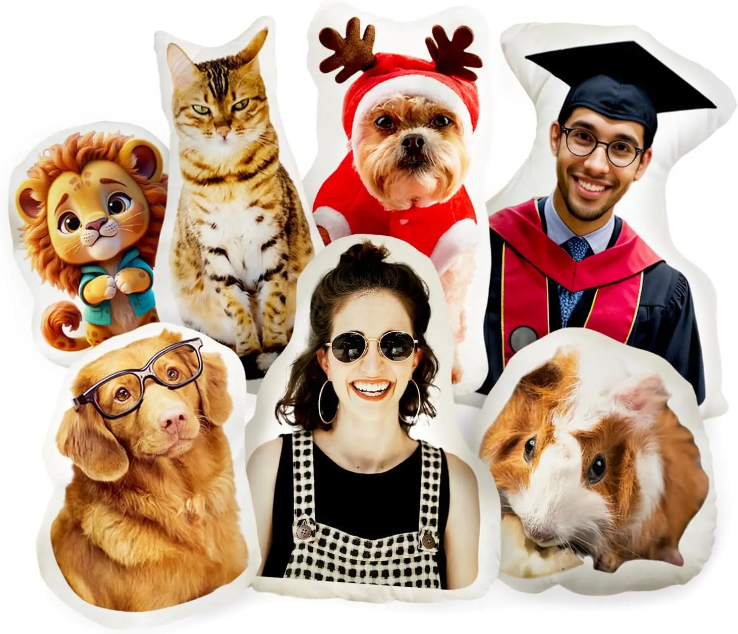 Customised Photo Pet Home Pillows with Images Comfortable and Soft Pet Sleeping Mats Personalised Pet Pillows and Cushions