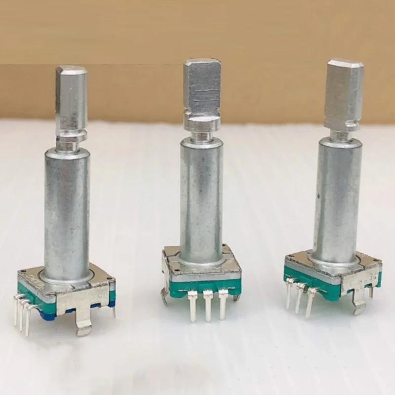 1 Piece EC11 Encoder 06-12 Car Audio Volume Potentiometer With Switch 360 Degrees Rotaty 30 Positioning 15 Pulses Shaft 32.5MM
