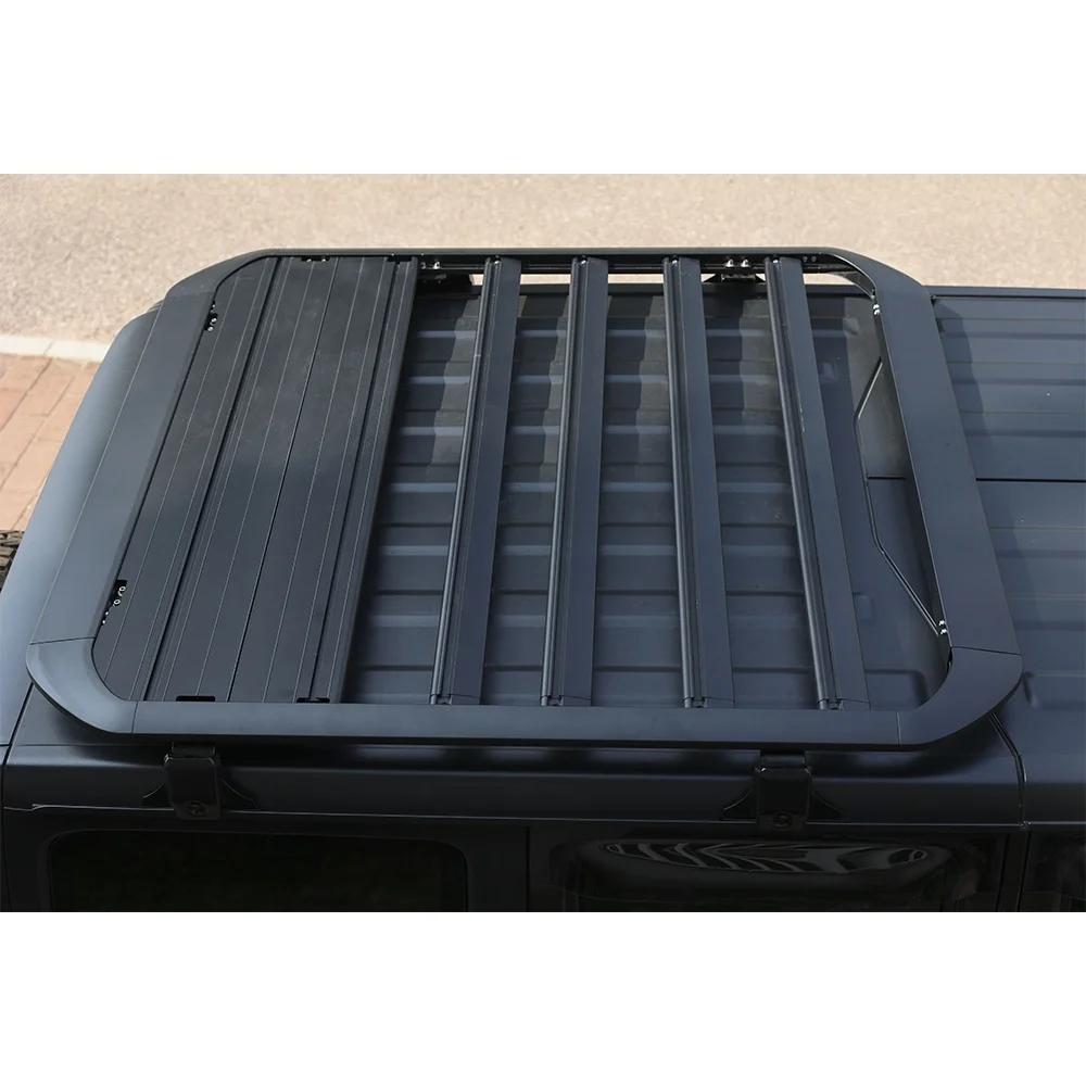 Roof Rack Multifunctional Roof Platform +Side Ladder for Jeep Wrangler JL  Roof Frame  Auto Parts