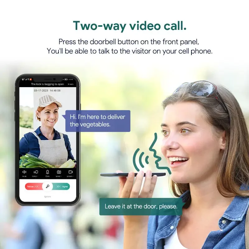 Smartier Tuya 3D Face Cerradura Inteligente Дверной замок с ЧПУ Камера Цифровое распознавание Замки отпечатков пальцев