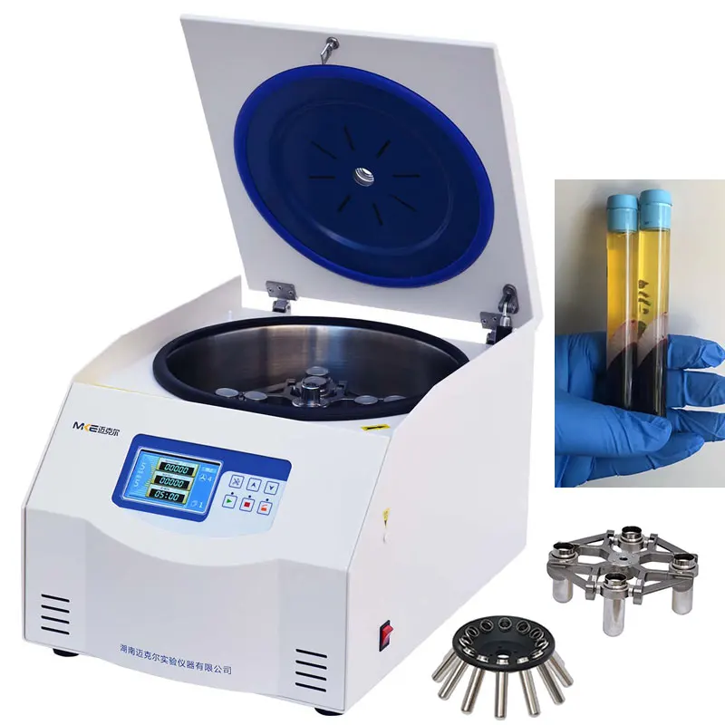 

Tabletop Low Speed Large Capacity 800ml Swing Rotator PRP Centrifuge