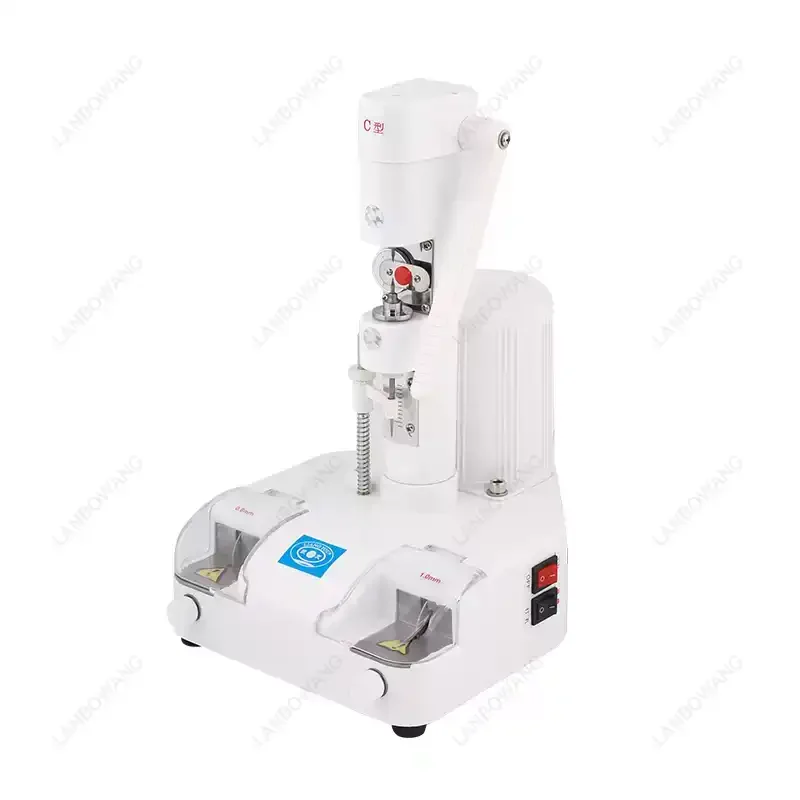 220V Rimless Lens Drilling Machine, Precision Eyewear Manufacturing Equipment for Optical Processing