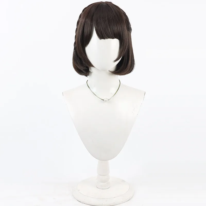Virtual YouTube Vtuber Riko Shiga Cosplay Wig Halloween Carnival Party Props Synthetic Hair Heat Resistant Fiber + Wig Cap