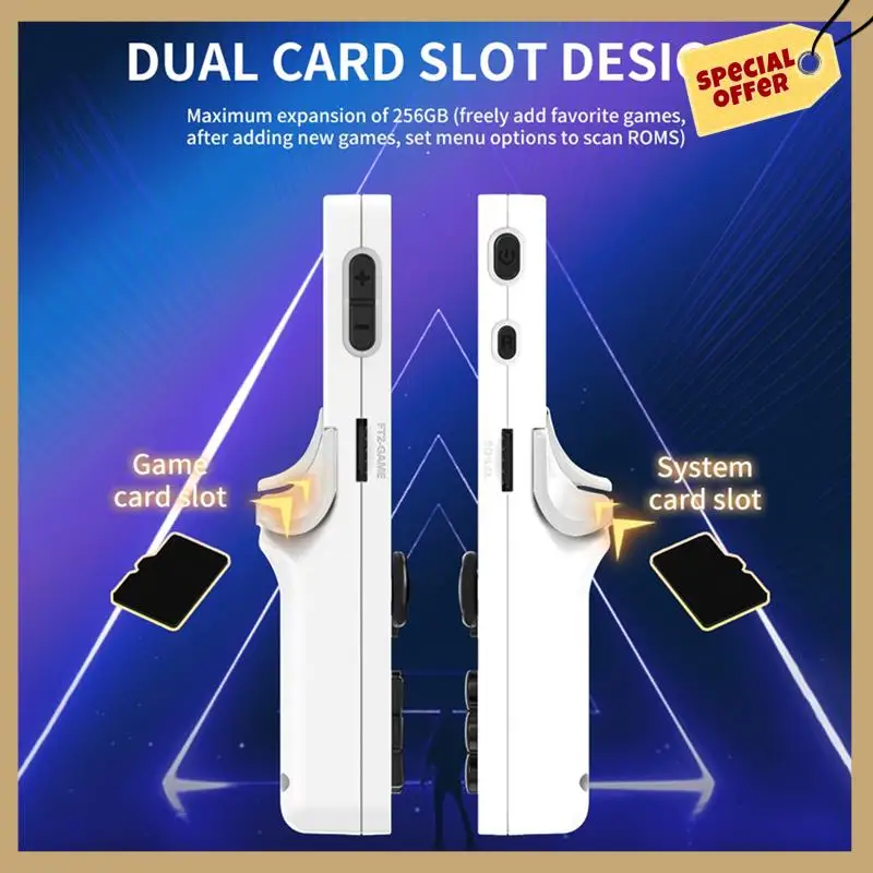 X35s console de videogame portátil hall joystick código aberto 16g + 64g controlador de jogo retro para psp/gba/n64/md emulador b