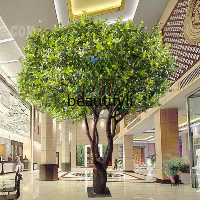 

Laurel fake tree shopping mall hotel restaurant floor green plant landscaping decoration