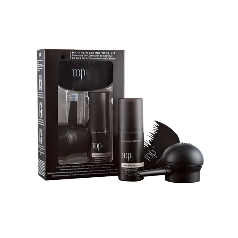 

TOP ,NEW 2024 Hair Perfecting Tool Kit，Strengthens the bond between HairFibers and your hair. Also adds shine.