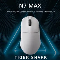 Darmoshark N7max Right-Hand Ergonomic Paw3950 Dual 8k Lightweight Gaming Office Wireless Mouse For Small To Medium Hands