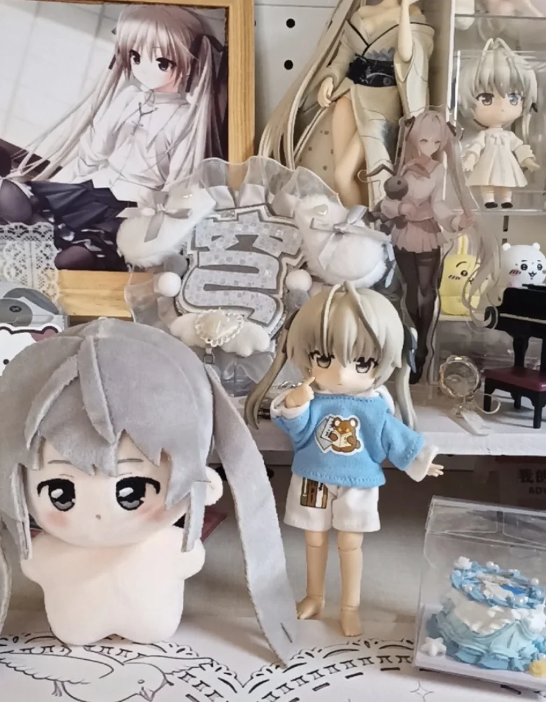 محشوة 10 سنتيمتر أنيمي Yosuga لا سورا سورا Kasugano كوس القطن دمية على ظهره المفاتيح حلية أو الاطفال الكبار هدية عيد ميلاد #6