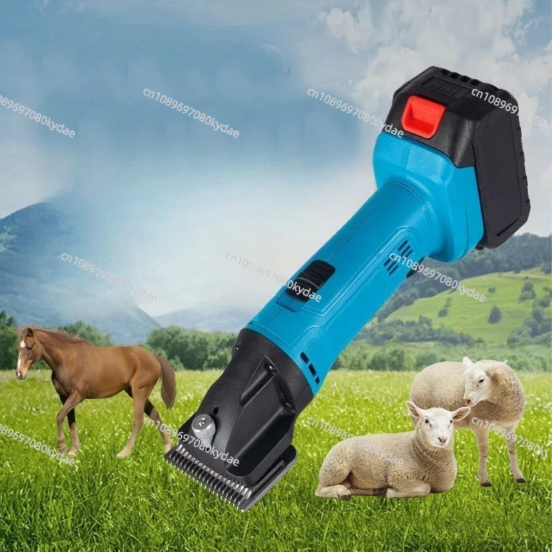 Electric Horse Clippers Professional Electric Horse Grooming Kit 6 Speeds Farm Livestock Haircut Trimmer for Makita 18V Battery