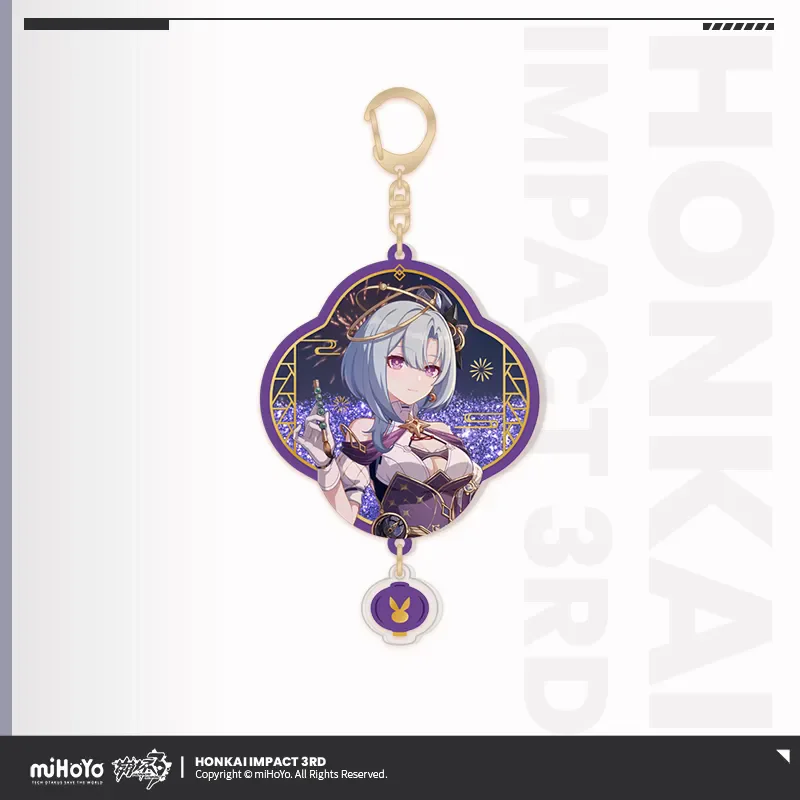 HonkaiImpact3rd Official Good Year Shun Jing Series Acrylic Quicksand Pendant Game Peripherals Accessories