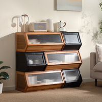 Bucket cabinet, storage cabinet, bedroom, living room, bookshelf, toys, snacks, storage and sorting cabinet can be stacked