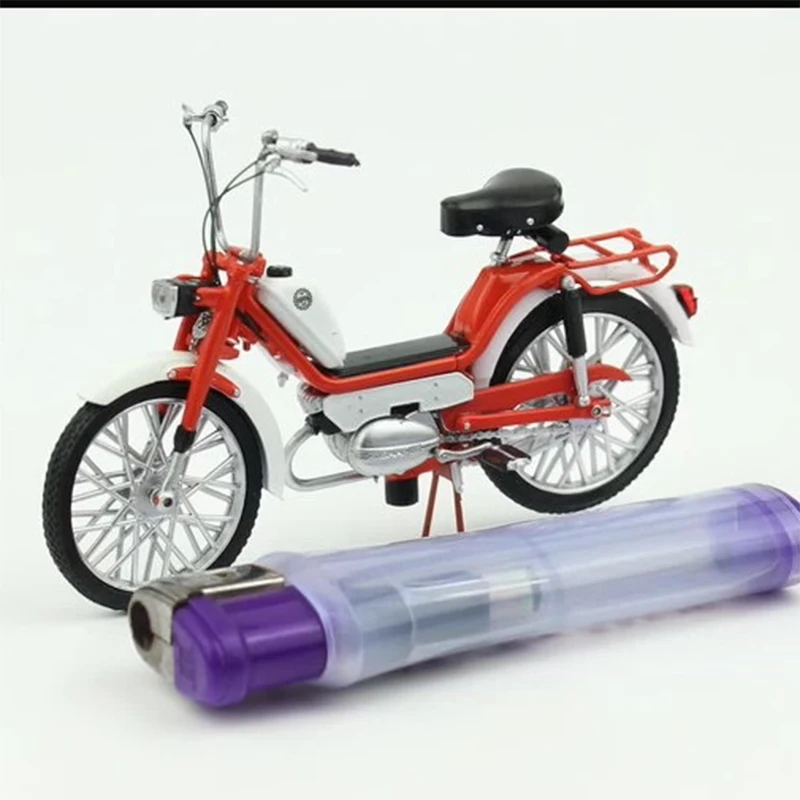 Modèle de moto en alliage 1:18, modèle de vélo électrique, ornement de Collection adapté aux amateurs de cyclisme, cadeaux pour enfants