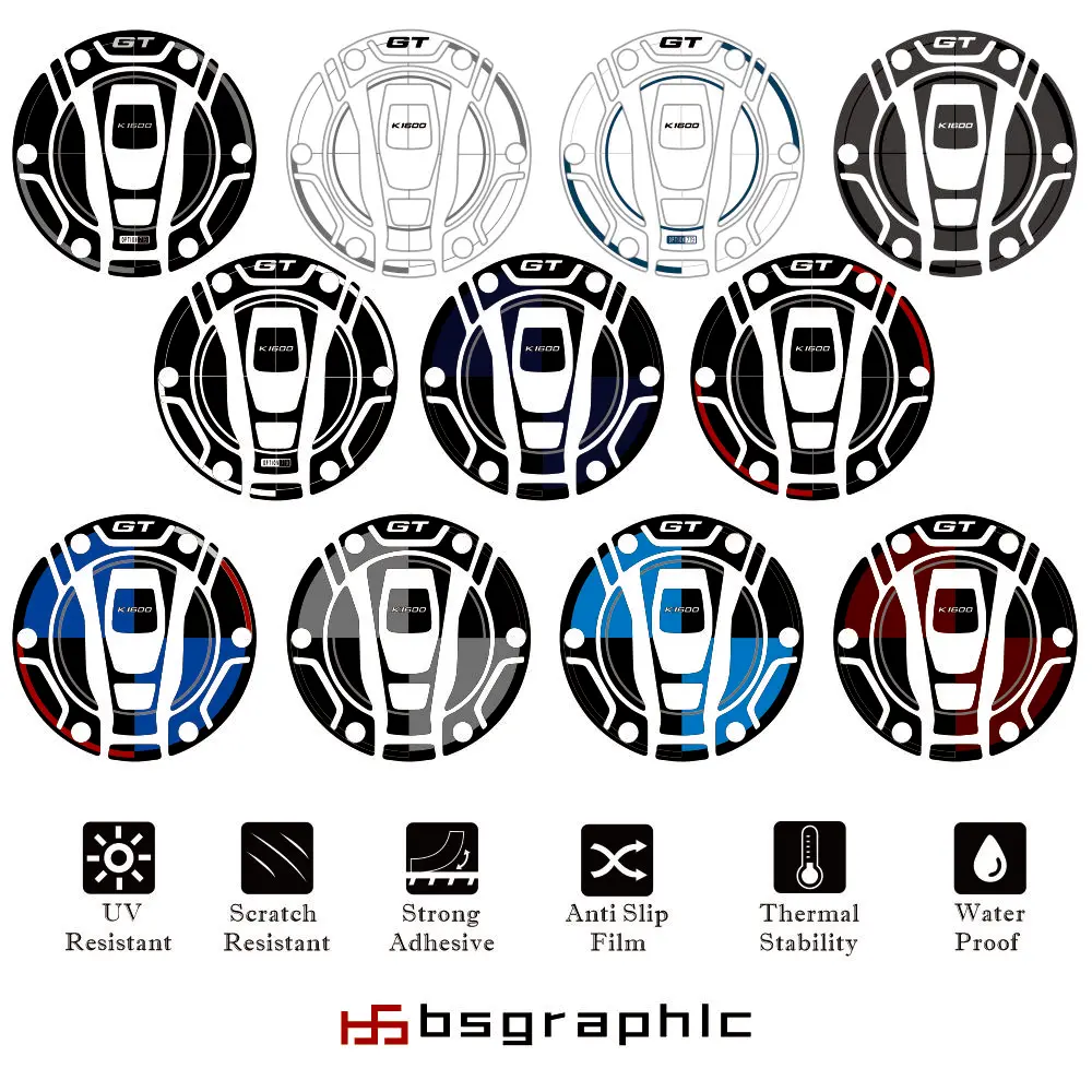 Fuel cap anti slip sticker declas protection for Fuel cap protection for BMW K1600GT K1600GTL K1600 GT GTL 2017-2025 2010-2016
