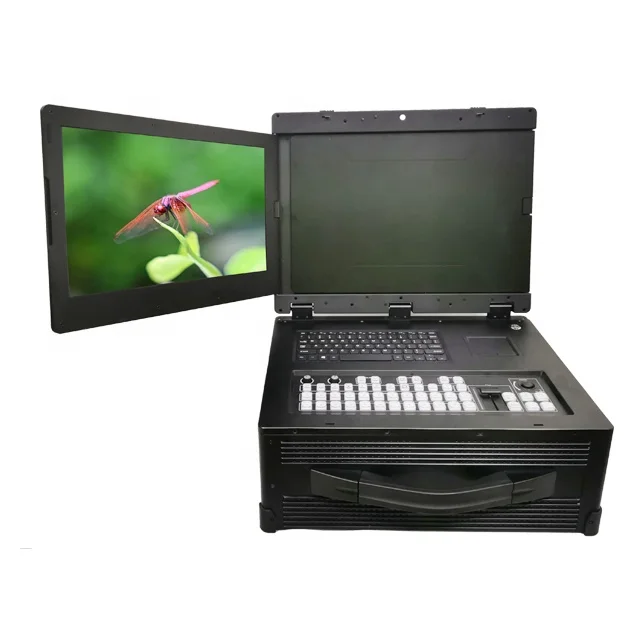 17.3 Inch Live Stream Mixer Switcher i7 CPU Supported 12-Channel Video Capture Telecast Production Broadcasting Equipment Radio