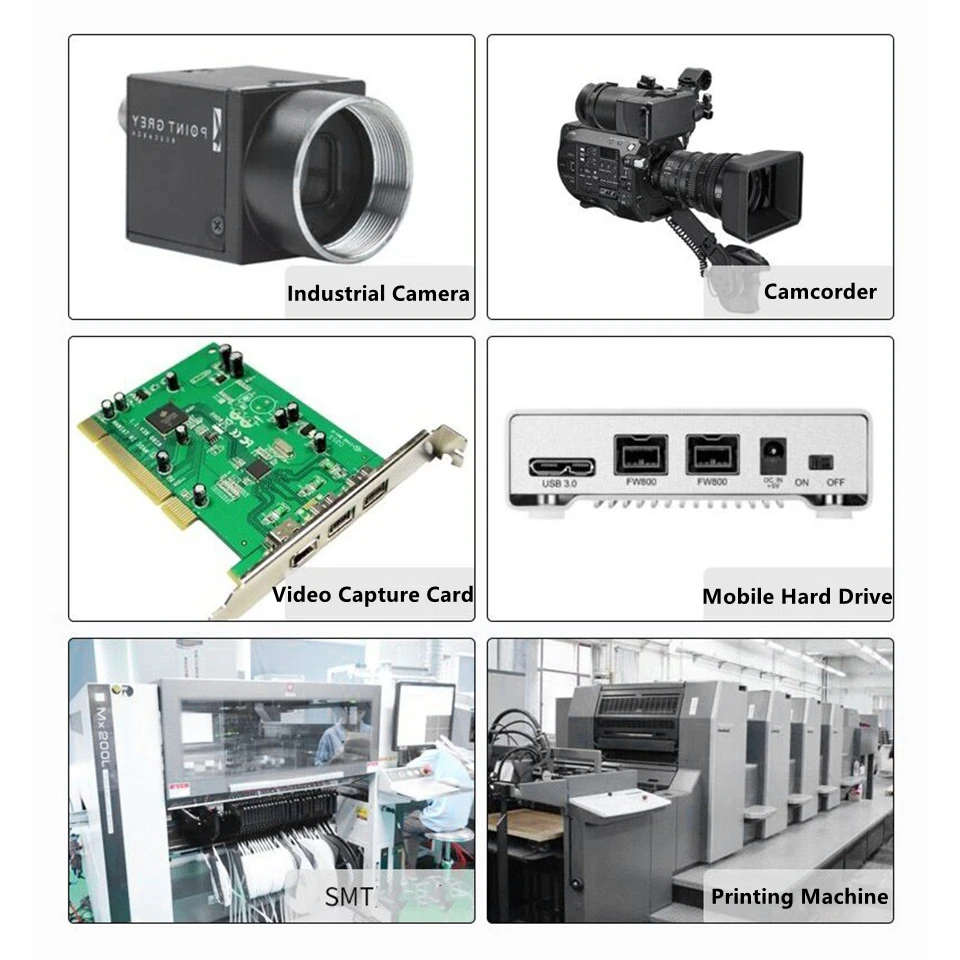 Премиальный кабель Firewire 800 IEEE 1394B, 9-контактный 9-контактный до 4-контактный IEEE1394a 6-контактный штекер-штекер 1394 линия для ПК DV iLink