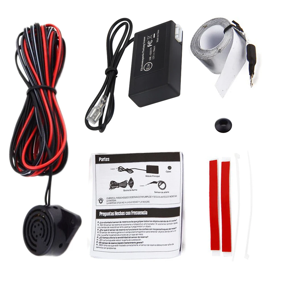 

Electromagnetic Auto Car Parking Sensor Reversing Reverse Backup Radar with Buzzer Alarm No Drill No Hole Car Detector