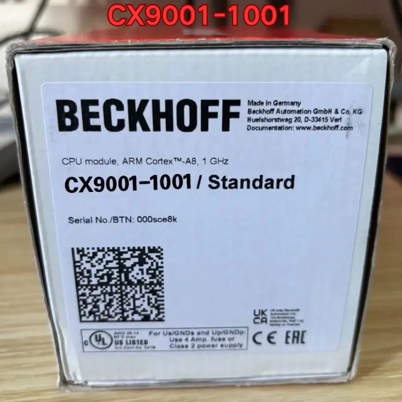 Discontinued model new unused CX9001-1001 PLC host module inventory machine Latest price in October 2025