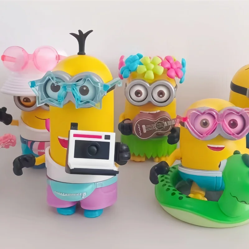 Nueva caja ciega Blokees Minions juguete de bloques de construcción Bob Dave Phil Caveman Kevin Tim Stewart modelo de figuras de acción regalo de cumpleaños para niños