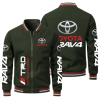 Men's cargo jackets, trendy brands, business loose casual, spring and autumn comfortable, Toyota logo motorcycle jackets, jacket